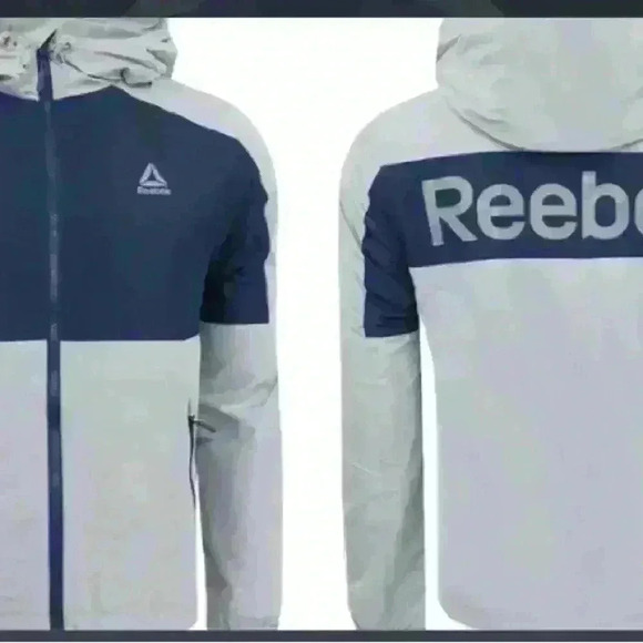 Men’s REEBOK FLEECE LINED Windbreaker Jacket SZ Medium - 🔥 Host Pick 🔥 - Picture 3 of 3
